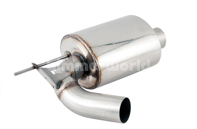 AWE Tuning silver axle-back exhaust