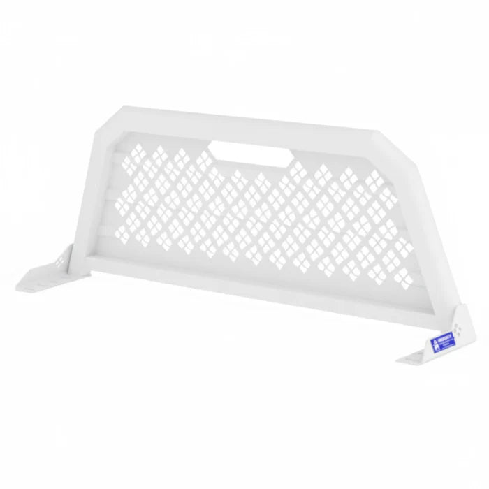 HEADACHE RACK LT 24X73X47 PUNCHED WHITE