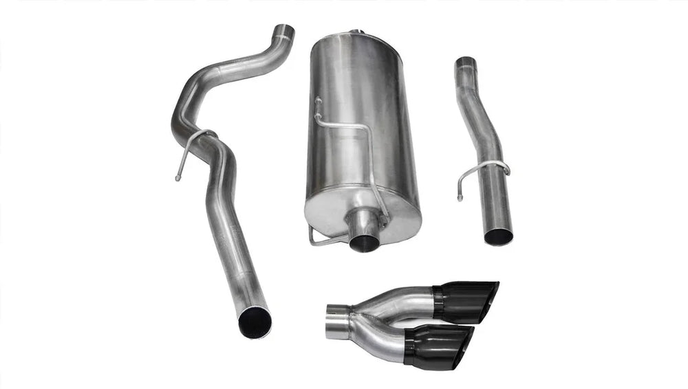 3.0 Inch Cat-Back Sport Single Side Exit Exhaust 4.0 Inch Black Tips 10-13 Dodge Ram 2500 Crew Cab S