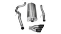 3.0 Inch Cat-Back Sport Single Side Exit Exhaust 4.0 Inch Black Tips 10-13 Dodge Ram 2500 Crew Cab S