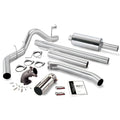 3.0 Inch Cat-Back Sport Single Side Exit Exhaust 4.0 Inch Black Tips 10-13 Dodge Ram 2500 Crew Cab S
