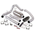3.0 Inch Cat-Back Sport Single Side Exit Exhaust 4.0 Inch Black Tips 10-13 Dodge Ram 2500 Crew Cab S