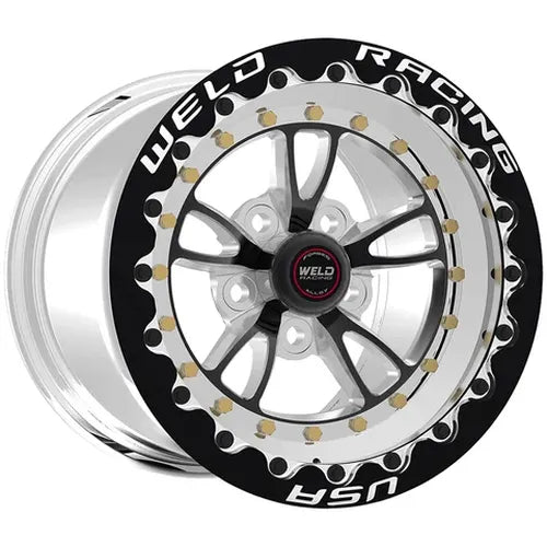 Weld Full Throttle 1-Piece 15x10 / 5x120 / 7.5in. BS Black Wheel - SBL MT