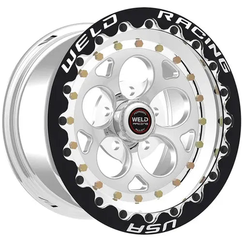 Weld Magnum III 15x10 / 5x4.5 BP / 3.5in. BS Black Wheel - Black Single Beadlock MT