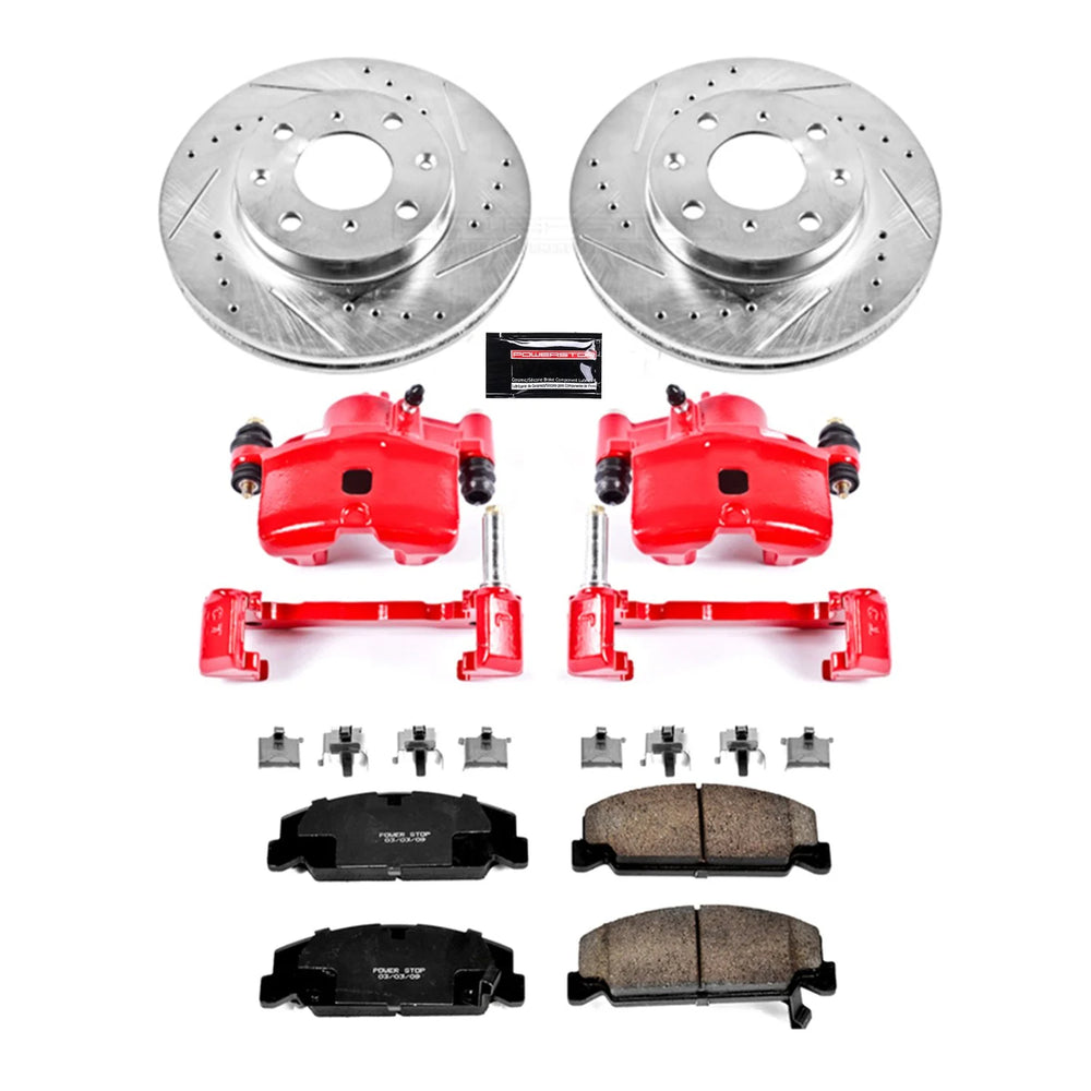 Power Stop 09-13 Infiniti FX50 Front & Rear Z23 Evolution Sport Brake Kit w/Calipers