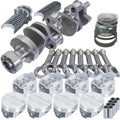Eagle Chevy 350 1Pc 3.750in Crank 5.700in I-Beam Rods -10cc 4.040in Pistons Rotating Assembly