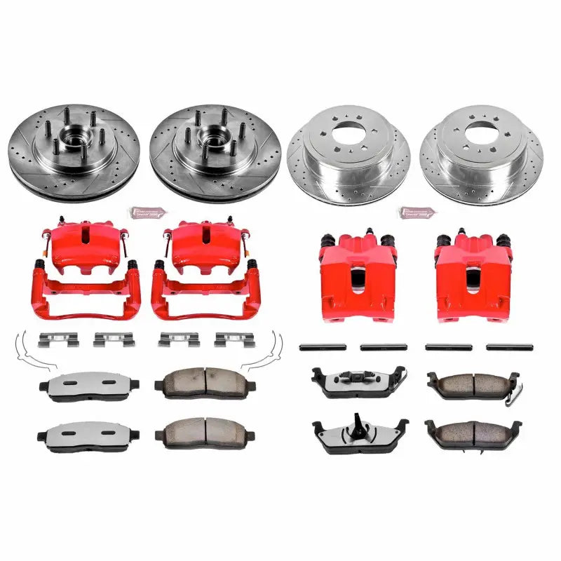 Power Stop 05-08 Ford F-150 Z23 Evolution Kit w/ Calipers - Front and Rear