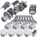 Eagle Chevy LT1350 1Pc 3.480in Crank 5.700in I-Beam Rods -3.7cc 4.060in Pistons Rotating Assembly