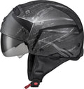 COVERT OPEN-FACE HELMET INCURSION BLACK 3X