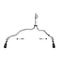 Corsa 2021-2025 Ford F-150 SuperCab/6.5in Bed 5.0L V8 Sport Cat-Back Dual Rear Exit-Black PVD