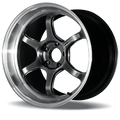 Advan R6 20x10.5 +24mm 5-114.3 Machining & Racing Hyper Black Wheel
