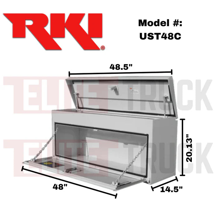 48 STEEL UPPER SIDE TOP OPENING BOX WHT