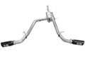 aFe cat-back exhaust close-up