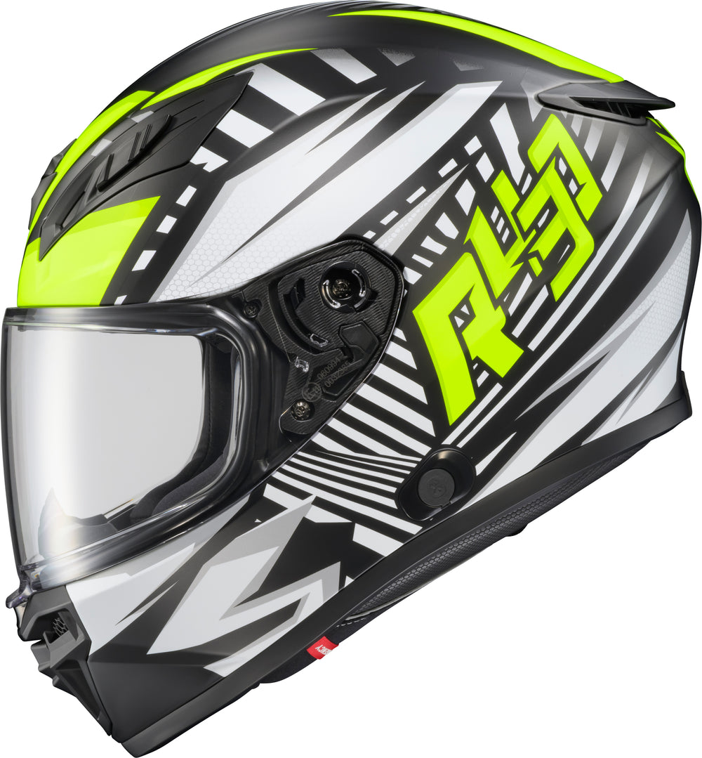 EXO-R430 FULL-FACE HELMET HEAD TRIP HI-VIZ SM