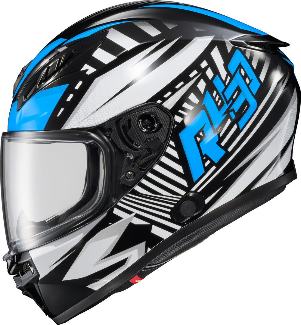 EXO-R430 FULL-FACE HELMET HEAD TRIP LIGHT BLUE SM