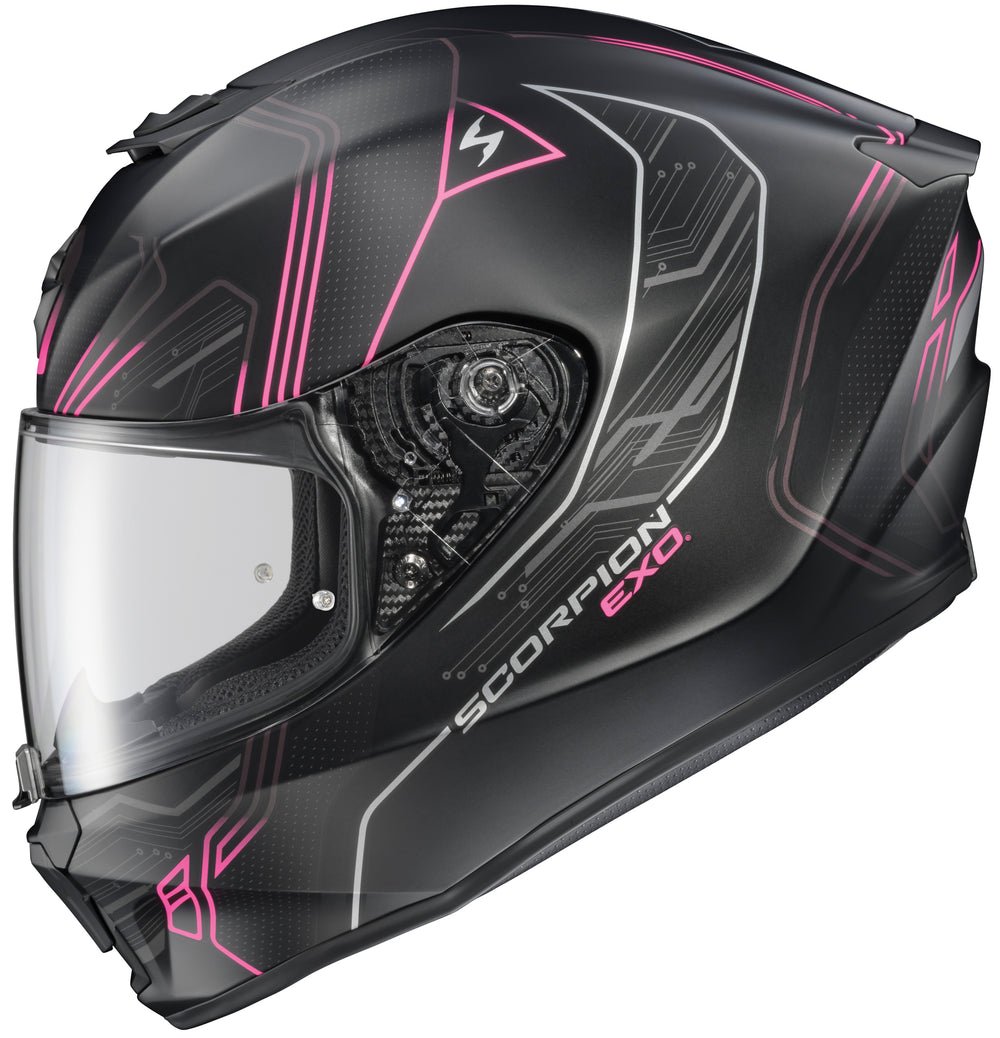 EXO-R330 FULL-FACE HELMET BENDR WHITE/PINK LG
