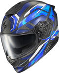 EXO-ST1400 EVO CARBON HELMET HEX MATTE BLUE SM