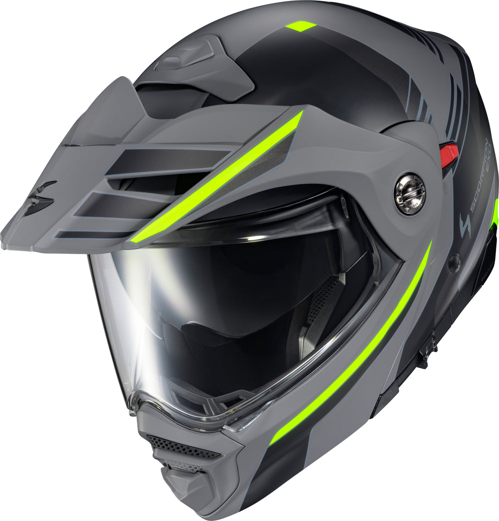 EXO-AT960 MODULAR HELMET MONK GREY/HI-VIZ 2X