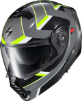 EXO-GT930 TRANSFORMER HELMET MORPH GREY/HI-VIZ LG