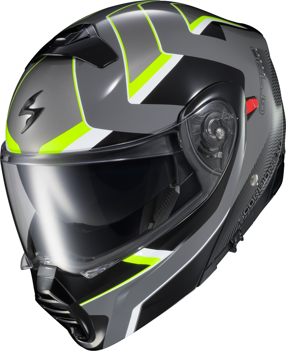 EXO-GT930 TRANSFORMER HELMET MORPH GREY/HI-VIZ SM