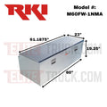 SINGLE LID ALUM CHEST BOX F/5TH WHEEL TRAILER