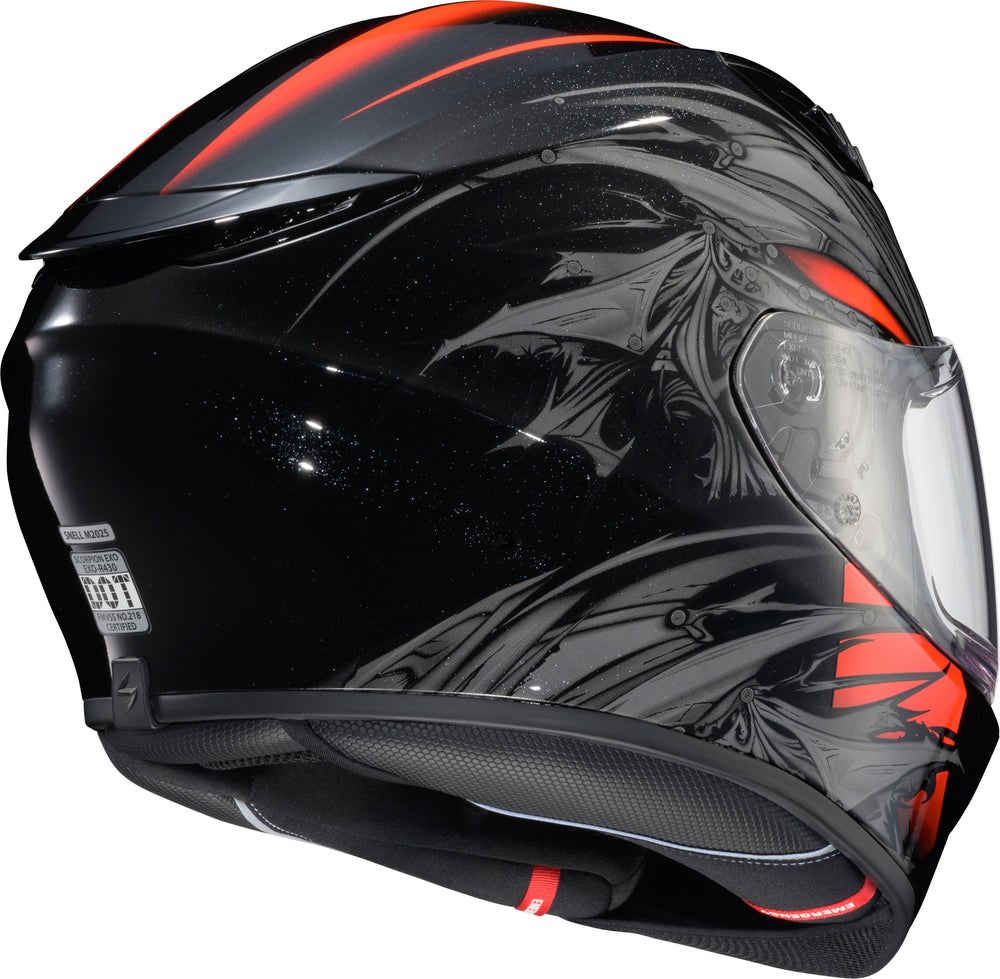 EXO-R430 FULL FACE HELMET WYVERN BLK/RED LG