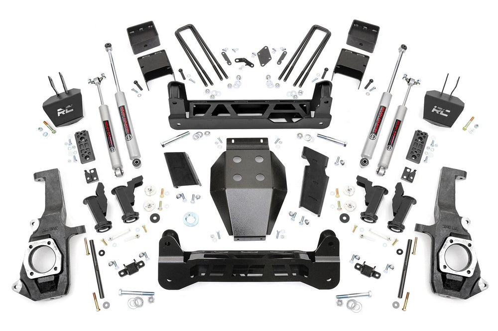 1x 23153 7.5 Inch Lift Kit Torsion Drop Chevy GMC 2500HD 3500HD (11-19)