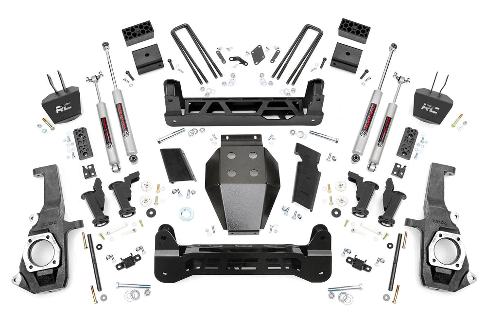 1x 23153 5 Inch Lift Kit Torsion Drop Chevy GMC 2500HD 3500HD (11-19)