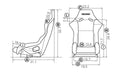 Recaro black auto part