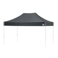 ECLIPSE 15FT(4.5M) STL SHELTER WHITE FRAME & STEEL GRAY TOP