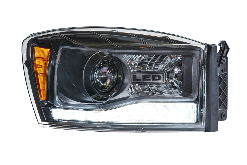 XB Hybrid LED Headlights: Dodge Ram (06-08) (Pair ASM)