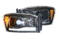 XB Hybrid LED Headlights: Dodge Ram (06-08) (Pair ASM)