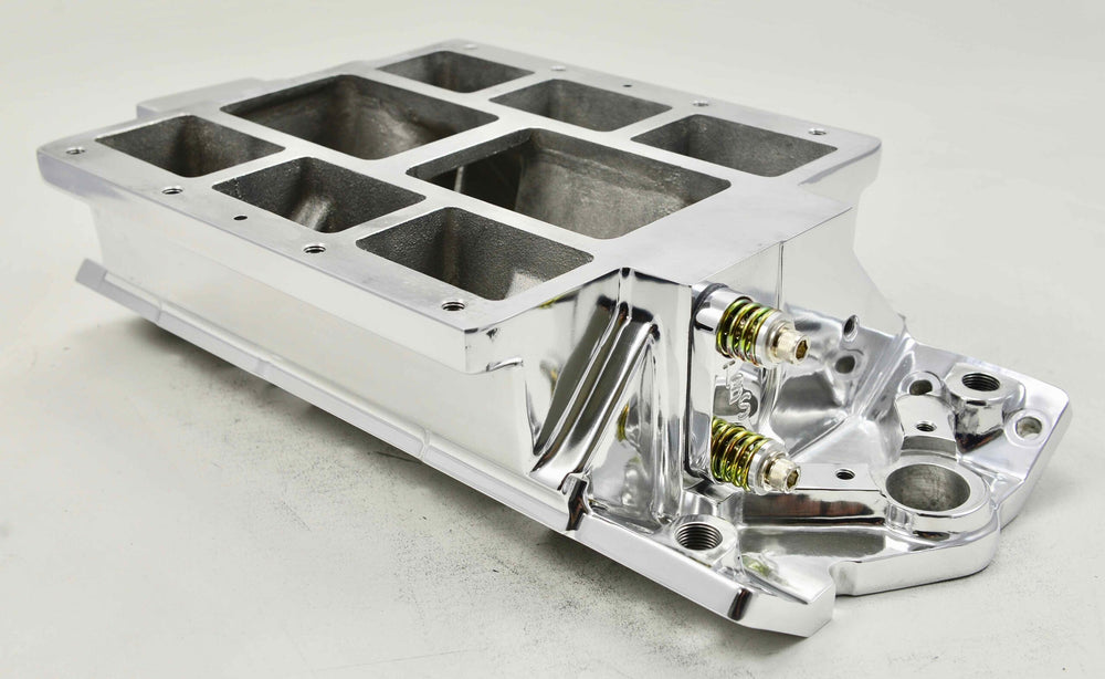 Blower Intake Manifold SBC Std. Port - Polished