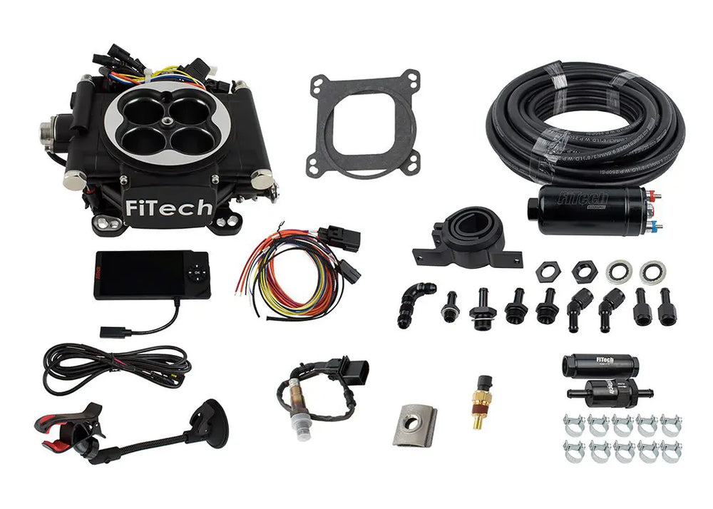 Go EFI 4 Master Kit System Black Finish