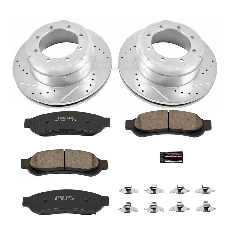 Power Stop 10-11 Ford F-350 Super Duty Front & Rear Z23 Evolution Brake Kit