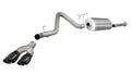 3.0 Inch Cat-Back Sport Single Side Exit Exhaust 4.0 Inch Black Tips 11-14 Silverado Sierra 2500 Ext