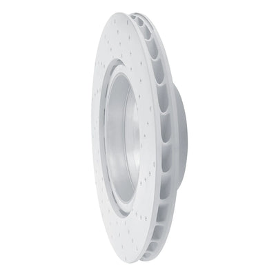 R1 Concepts Hi-Carbon Alloy GEOMET Coated Rotor - Drilled Fits Porsche 911