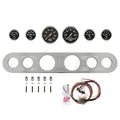 AutoMeter Old Tyme Black 67-72 Ford Truck Billet Panel/Gauge Kit - 3-1/8in. (x2) & 2-1/16in. (x4)