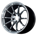 Advan RZ-DF2 19x9.0 / +35 Offset / 5x114.3 / 73mm Bore / Diamond Cut and Hyper Platinum Black