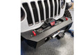 Jeep Wrangler JL/Gladiator Front Alumilite Bumper With Fog Lights BLACK