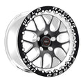 Weld S77 15x10.33 / 5x4.75mm BP / 7.5in. BS Black Wheel (Medium Pad) - Black Single Beadlock MT