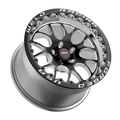 Weld S77 15x10.33 / 5x4.75mm BP / 7.5in. BS Black Wheel (Medium Pad) - Black Single Beadlock MT