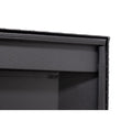 SADDLE BOX ALUMINUM FULL LOW PROFILE TEXTURED MATTE BLACK 11.0 CU FT