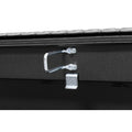 SADDLE BOX ALUMINUM FULL LOW PROFILE TEXTURED MATTE BLACK 11.0 CU FT