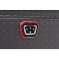 SADDLE BOX ALUMINUM FULL LOW PROFILE TEXTURED MATTE BLACK 11.0 CU FT