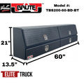 60IN CONTR TOPSIDER W/DRAWERS & DOORS COMM CLASS BLACK TEXTURE COAT