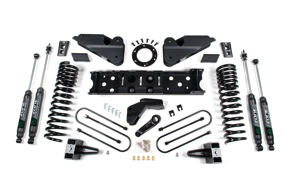 19C RAM 3500 4.5IN RADIUS ARM BRACKET2IN REAR BLOCK W/O OVERLOADDIESEL8BOLT TCASENITRO SHOCKS