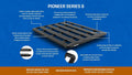 ~(90 lbs. 95X62X14)~ Vortex 2500 Black 2 Bar Roof Rack Subaru Impreza (inc. WRX) PRICING ONLY- USE COMPONENTS