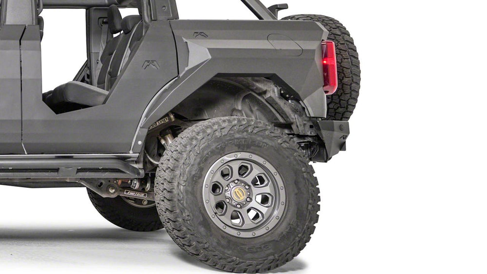 21C BRONCO 4 DOOR REAR FENDERS MATTE BLACK