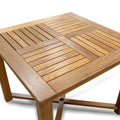 TEAK SQUARE DINING TABLE